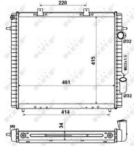 Nrf 507359 - RADIADOR ALU BRAZED RENAULT EXPRESS