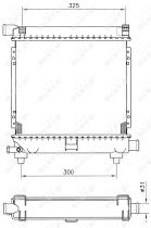 Nrf 507662 - RADIADOR ALU BRAZED MERCEDES 190 82