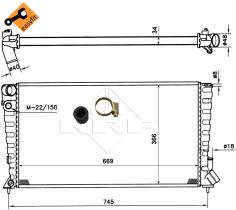 Nrf 509510 - RADIADOR ALU BRAZED CITROEN BERLING