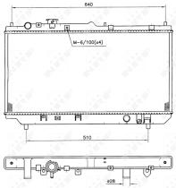 Nrf 509511 - RADIADOR ALU BRAZED MAZDA 323 94-