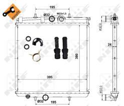 Nrf 509523 - RADIADOR ALU BRAZED PEUGEOT 206 98-
