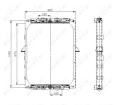 Nrf 509551 - RADIADOR ALU BRAZED DAF 95 09/1987>