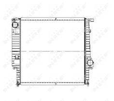 Nrf 509626 - RADIADOR ALU BRAZED BMW 320I 85-