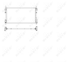 Nrf 509697 - RADIADOR ALU BRAZED FORD TOURNEO 00
