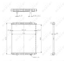 Nrf 509706 - RADIADOR ALU BRAZED RENAULT TRUCKS