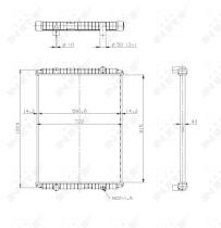 Nrf 509707 - RADIADOR ALU BRAZED RENAULT TRUCKS