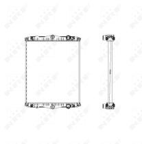 Nrf 509744 - RADIADOR ALU BRAZED DAF LF45 LF55 0