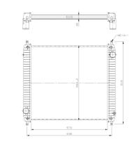 Nrf 509779 - RADIADOR ALU BRAZED IVECO EUROCARGO