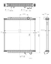 Nrf 509798 - RADIADOR ALU BRAZED RVI PREMIUM 2 V
