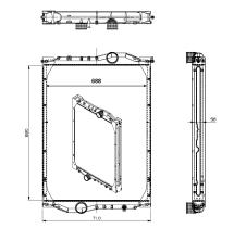 Nrf 509889 - RADIADOR ALU BRAZED SETRA NEOPLAN