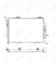 Nrf 51286 - RADIADOR ALU BRAZED MERCEDES C200 9