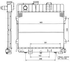 Nrf 51333 - RADIADOR BMW SERIE 3 E30 316/318I