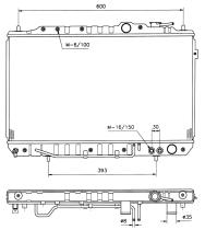 Nrf 514134 - RADIADORES TURISMOS HYUNDAI ELANTRA