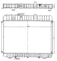 Nrf 51441 - RADIADOR MERCEDES 207D/208/307D/308
