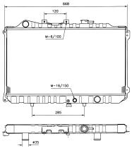 Nrf 514853 - RADIADOR MAZDA 626 2.0I /COUPE