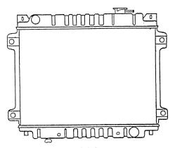 Nrf 514860 - RADIADOR MAZDA 626 1.6 /2,0