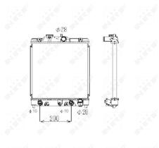 Nrf 516356 - RADIADOR ALU BRAZED HONDA CIVIC 91-