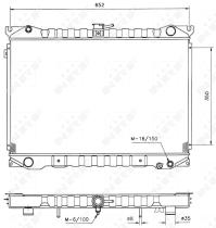Nrf 516840 - RADIADORES TURISMOS NISSAN NISSAN B