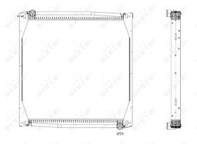 Nrf 519587 - RADIADOR ALU BRAZED SCANIA 4-SERIE