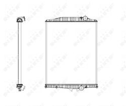Nrf 519701 - RADIADOR ALU BRAZED VOLVO FH 93-