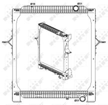 Nrf 519798 - RADIADOR ALU BRAZED RVI PREMIUM 2 V