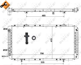 Nrf 52062 - RADIADOR ALU BRAZED CITROEN JUMPER