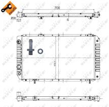 Nrf 52063 - RADIADOR ALU BRAZED CITROEN JUMPER