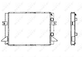 Nrf 52075 - RADIADOR ALU BRAZED IVECO DAILY I 0