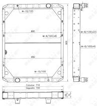 Nrf 52077 - RADIADOR CU RENAULT TRUCKS MANAGER