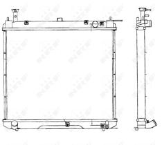 Nrf 52079 - RADIADOR ALU BRAZED TOYOTA HIACE 95