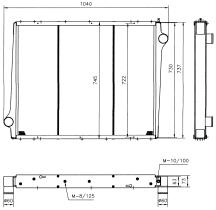 Nrf 52093 - RADIADOR SCANIA-VABIS 4-SERIE (94-1