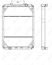Nrf 52094 - RADIADOR CU RENAULT TRUCKS MAJOR R