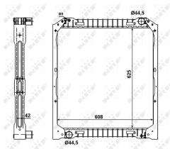 Nrf 52097 - RADIADOR ALU BRAZED IVECO EUROCARGO