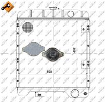 Nrf 52104 - RADIADOR CU CASE IH 5150 5250