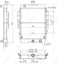 Nrf 52123 - RADIADOR CU DAIHATSU HIJET 92-