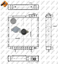 Nrf 52130 - RADIADOR CU CASE IH MAGNUM