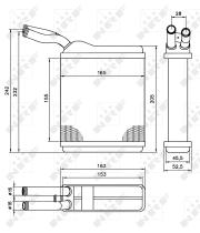 Nrf 52134 - CALENTADOR OPEL VAUXHALL FRONTERA 9
