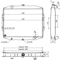 Nrf 52136 - RADIADOR GALLOPER II EXCEED 4X4  2.