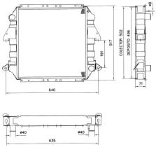 Nrf 52180 - RADIADOR NISSAN L-45