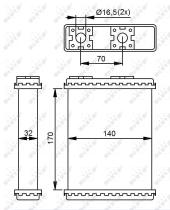 Nrf 52230 - CALENTADOR FORD MAVERICK 93-