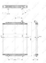 Nrf 529563 - RADIADOR ALU BRAZED RENAULT TRUCKS