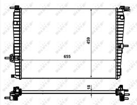Nrf 53011 - RADIADOR ALU BRAZED RENAULT FLUENCE