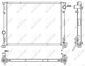 Nrf 53042 - RADIADOR ALU BRAZED CHRYSLER 300C 0