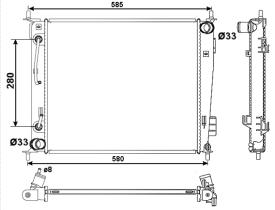 Nrf 53058 - RADIADOR ALU BRAZED KIA SOUL 08-
