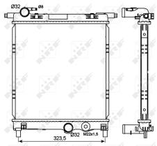 Nrf 53101 - RADIADOR ALU BRAZED SEAT MII 11-