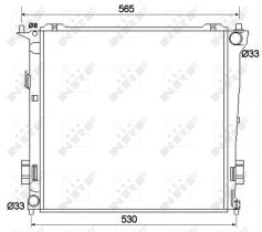 Nrf 53109 - RADIADOR ALU BRAZED HYUNDAI ELANTRA