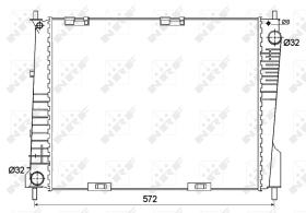 Nrf 53125 - RADIADOR ALU BRAZED RENAULT CLIO 05