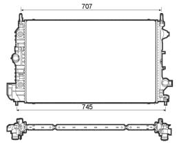 Nrf 53132 - RADIADORES TURISMOS SAAB 9-3 06-SAA