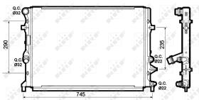 Nrf 53139 - RADIADOR ALU BRAZED AUDI A3 10-
