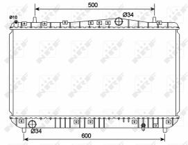 Nrf 53150 - RADIADOR ALU BRAZED CHEVROLET (GM)